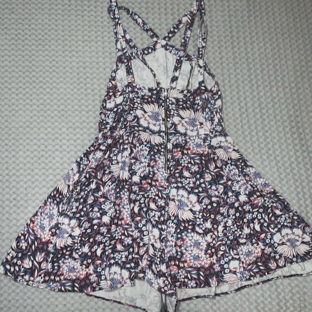 Urban Outfitters Goote Floral Romper with Pockets
